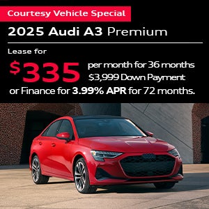 Audi A3 Loaner Special