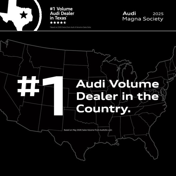 Audi Dallas is #1 in the Nation