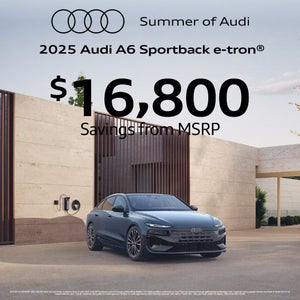 front/side view of 2026 Audi A6