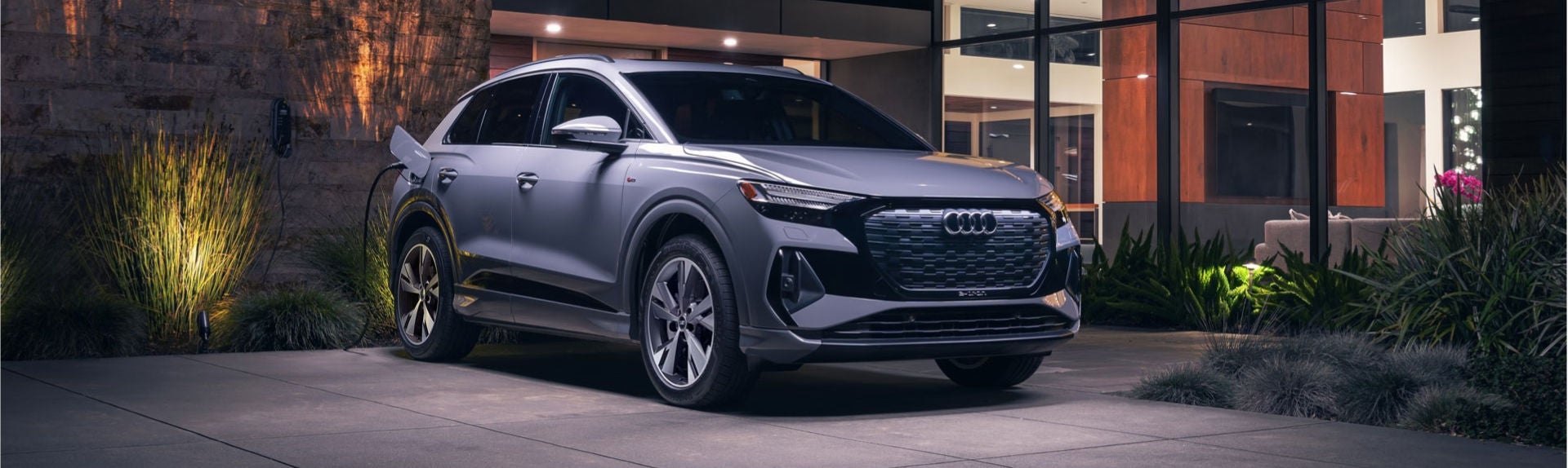 Gray Audi SUV