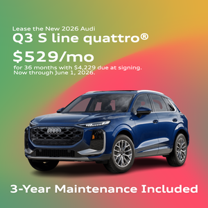 New 2026 Audi Q3 S line quattro® - $529/mo