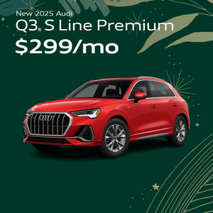 New 2025 Audi Q3 S Line Premium - $299/mo 