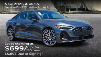 New 2025 Audi S5 Premium Plus TFSI quattro S tronic® Lease starting at $699/mo. for  36 mos. $5,895 Due at Signing