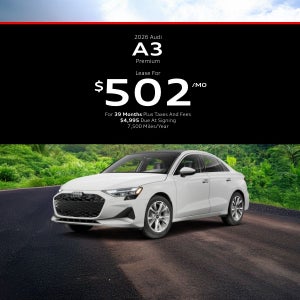 2026 Audi A3 Premium Lease For $502/mo