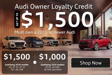 Audi Loyalty credit
