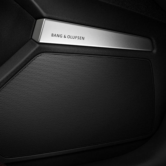Close up of the Bang & Olufsen® speakers in the Audi RS 3. 