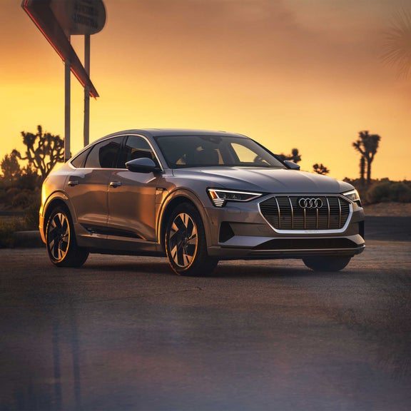 The Audi e-tron Sportback. 