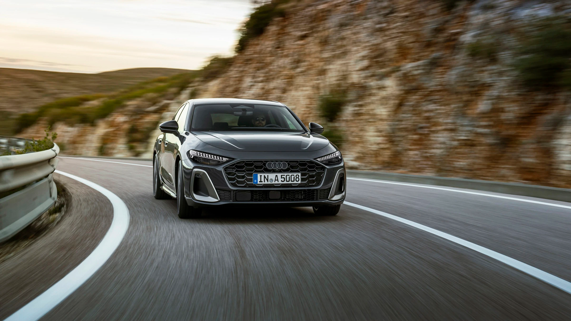 Three quarter view of an Audi Q5