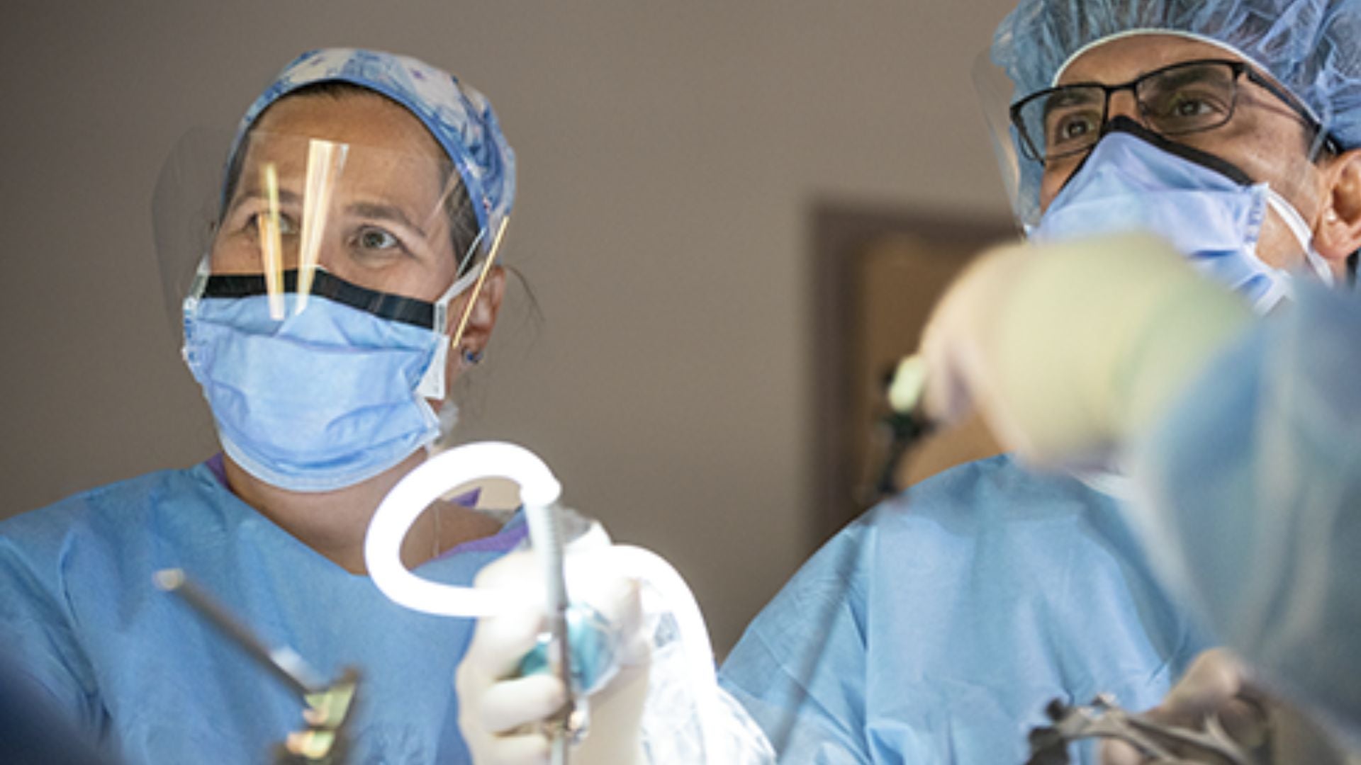 Lakeridge Health Centre - Two Doctors with Tools