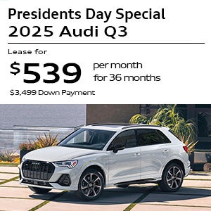 2025 Audi Q3 Specials