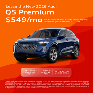 Lease the New 2026 Audi Q5 Premium $549/mo