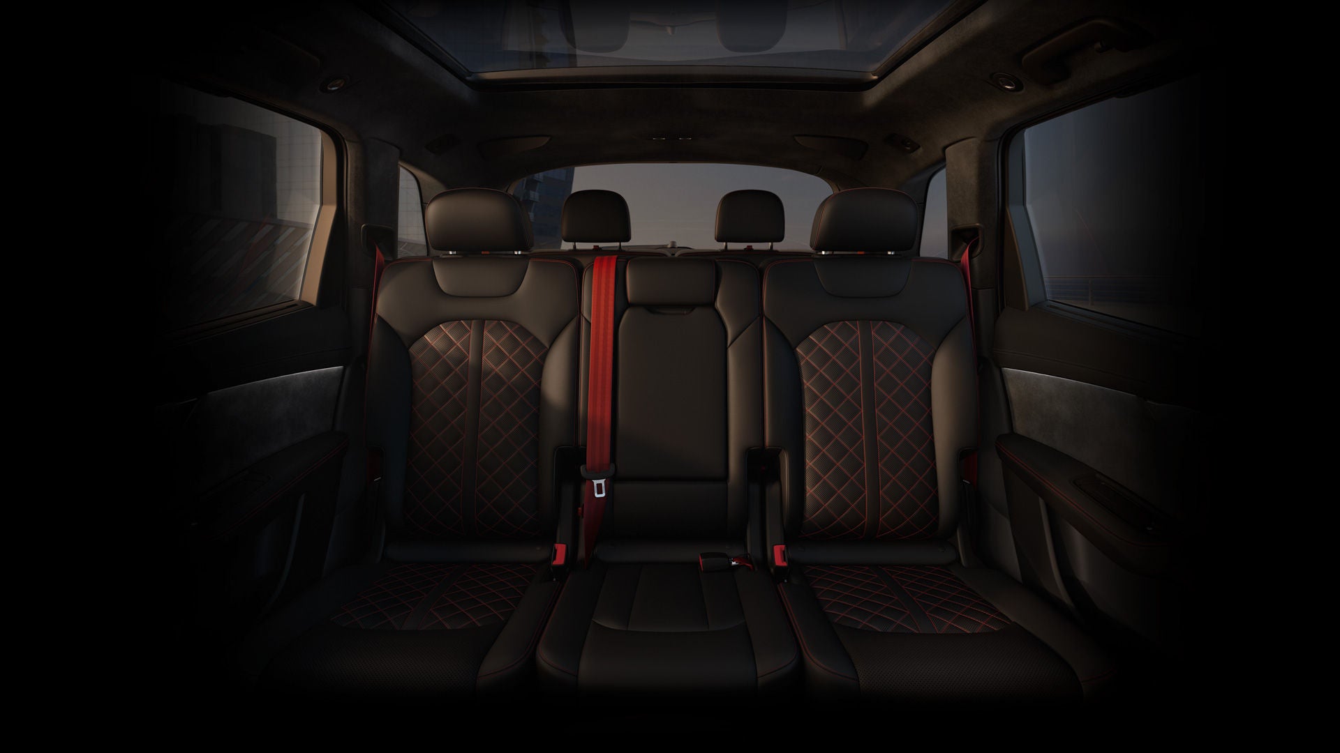 Audi SQ7 interior of car seats