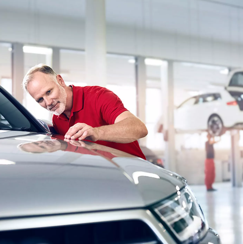 Left profile view of an Audi q8 vehicle parked.