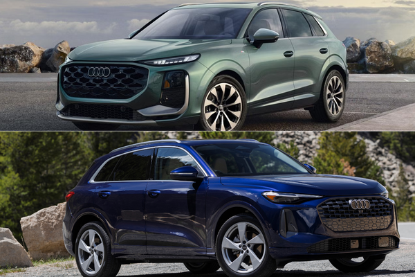Audi Q3 vs q5 front end profile view side by side