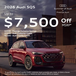 Audi SQ5 Discount Offer
