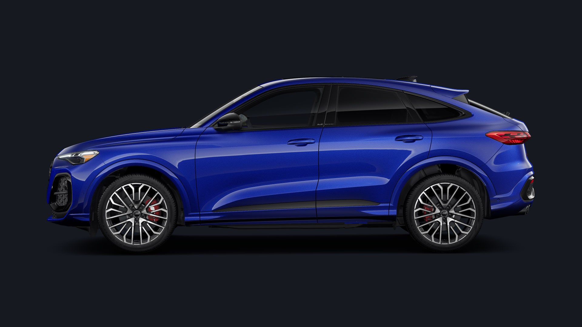 Side-view of the Audi SQ5 Sportback.