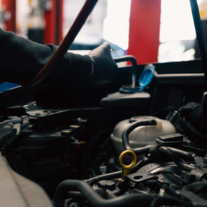inside of Audi engine
