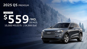 $559/Mo Lease on 2025 Audi Q5 Premium