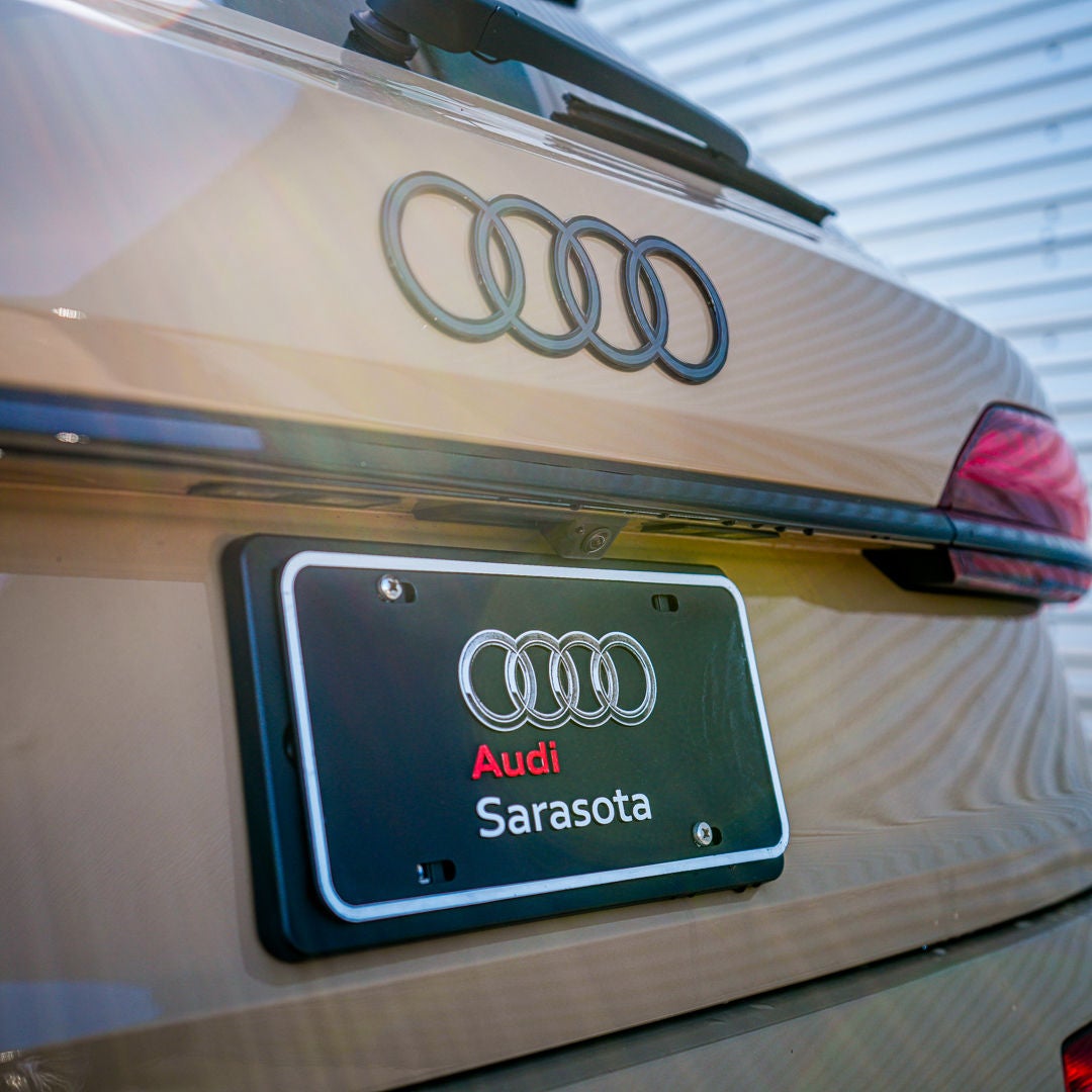 Back profile view of an Audi Sarasota vehicle.