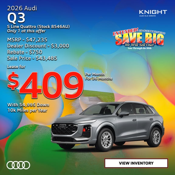Audi Q3 Sale