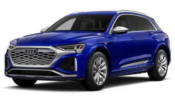 Three-quarter front view of the Audi SQ8 e-tron®.