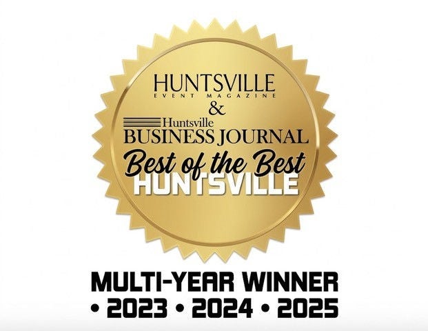 Best of Huntsville Award for 2025