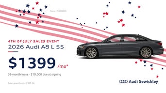 2026 Audi A8 L 55 lease special