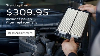 Clean Air Treatment specials at Audi