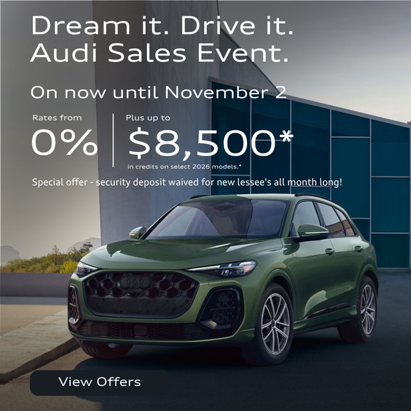Dream it. Drive it. Audi Sales Event