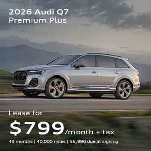 2026 Audi Q7 Premium Plus side facing parked
