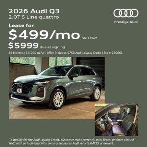 New 2026 Audi Q3 - Lease Offer