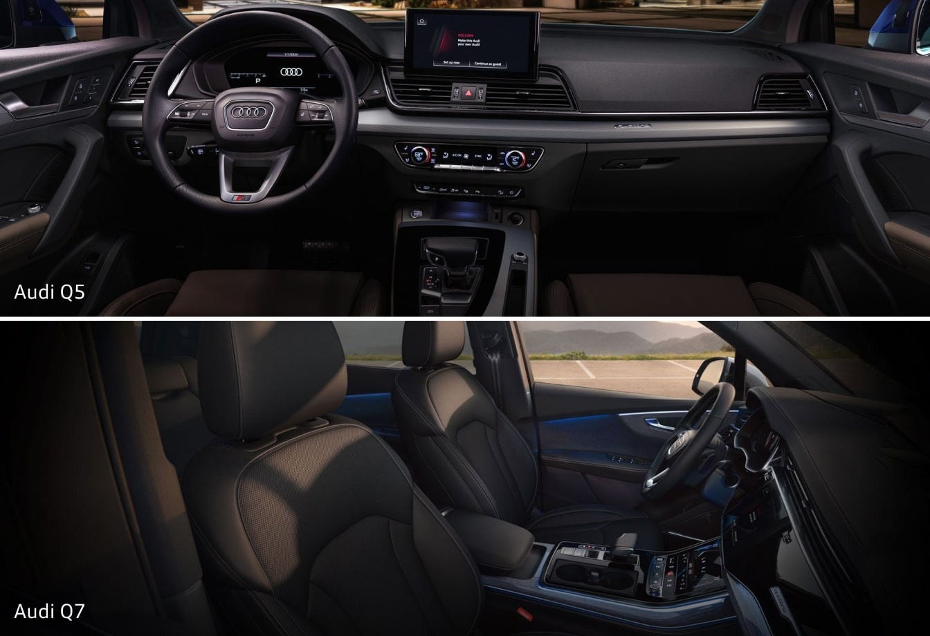 Audi Q5 vs. Q7 Interior