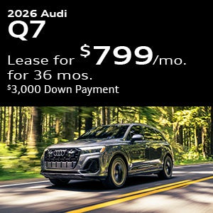 Offer for the 2026 Audi Q7.