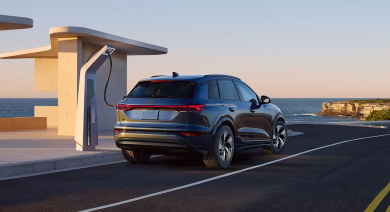 Exterior of a 2025 Audi Q6 e-tron
