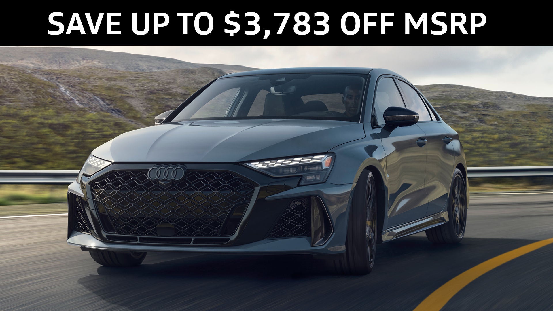NEW 2026 AUDI RS3 SAVE UP TO $3,783 OFF MSRP