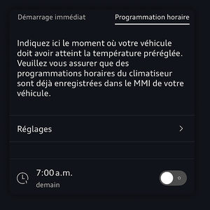 D’autres options sont énumérées pour le réglage automatique du confort de siège et les commandes à bascule pour chaque siège. 