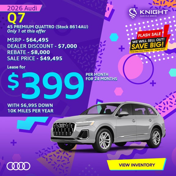 Q7 August Sale