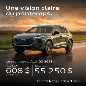 Le tout nouvel Audi Q3 2026