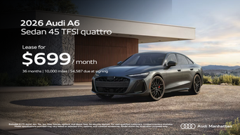 Lease The Audi A6 In Manhattan NY Today