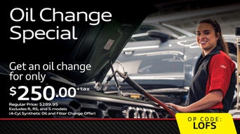Oil Change Special