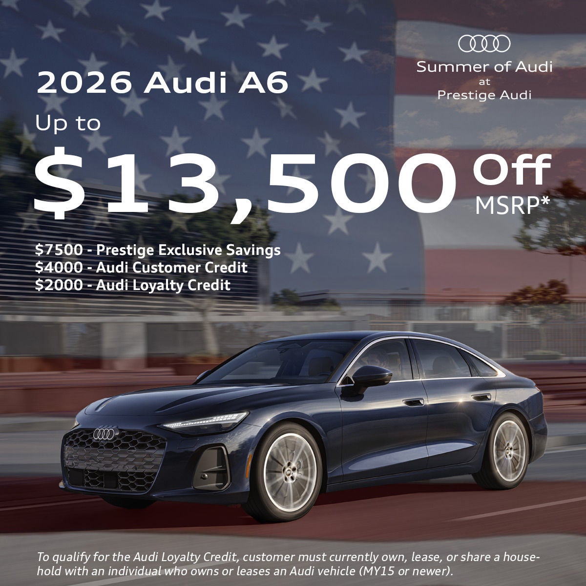 2026 Audi A6 Discount Offer