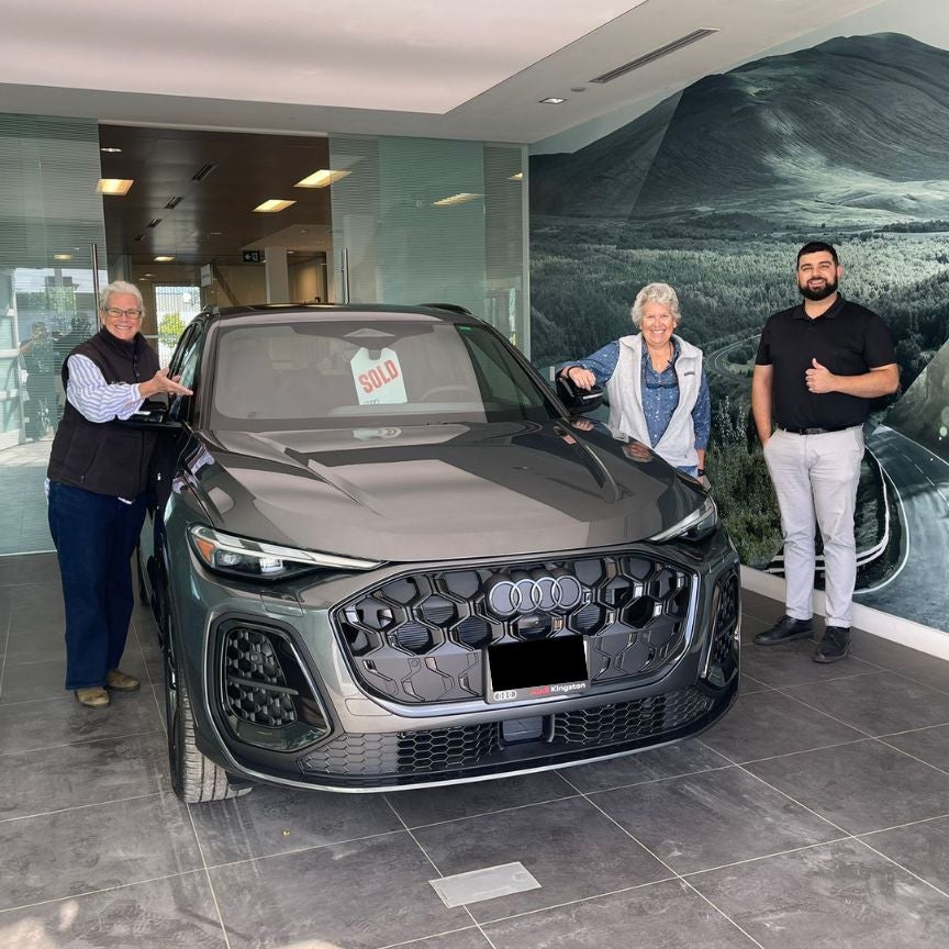Image of an Audi delivery at Audi Kingston