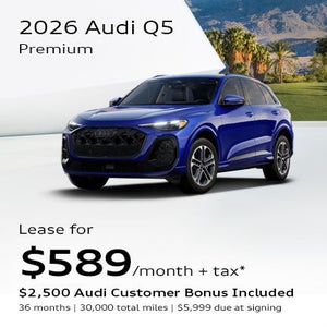 front angle 2026 Audi Q5 quattro Premium