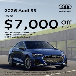 2026 Audi S3 - Discount Offer
