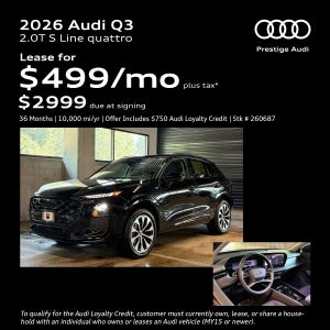 New 2026 Audi Q3 - Lease Offer