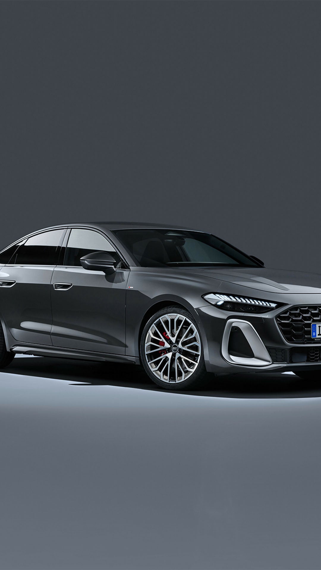 A5 parked with a side view