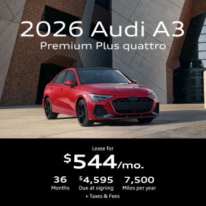 2026 Audi A3 Premium Plus quattro Lease For $544/mo