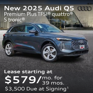 New 2025 Audi Q5 Premium Plus TFSI® quattro®  S tronic®  Lease starting at $579/ mo. for  39 mos. $3,500 Due at Signing1