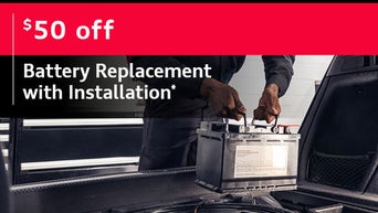 $50 Off Battery Replacement with Installation*