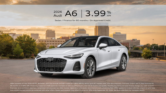 2026 Audi A6 APR Offer in Little Rock, Arkansas